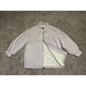 Mens Canvas Jacket Quilt Lining Workwear Utility Chore Outdoor Fishing Thick S